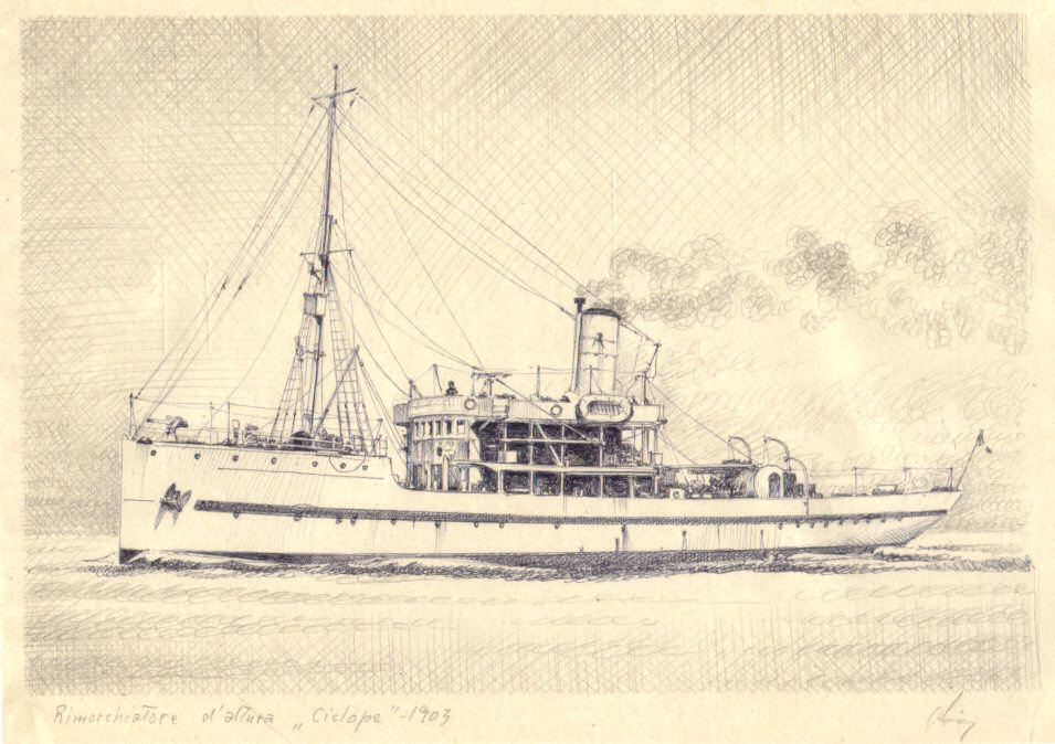 1903 - Rimorchiatore d'altura 'Ciclope'